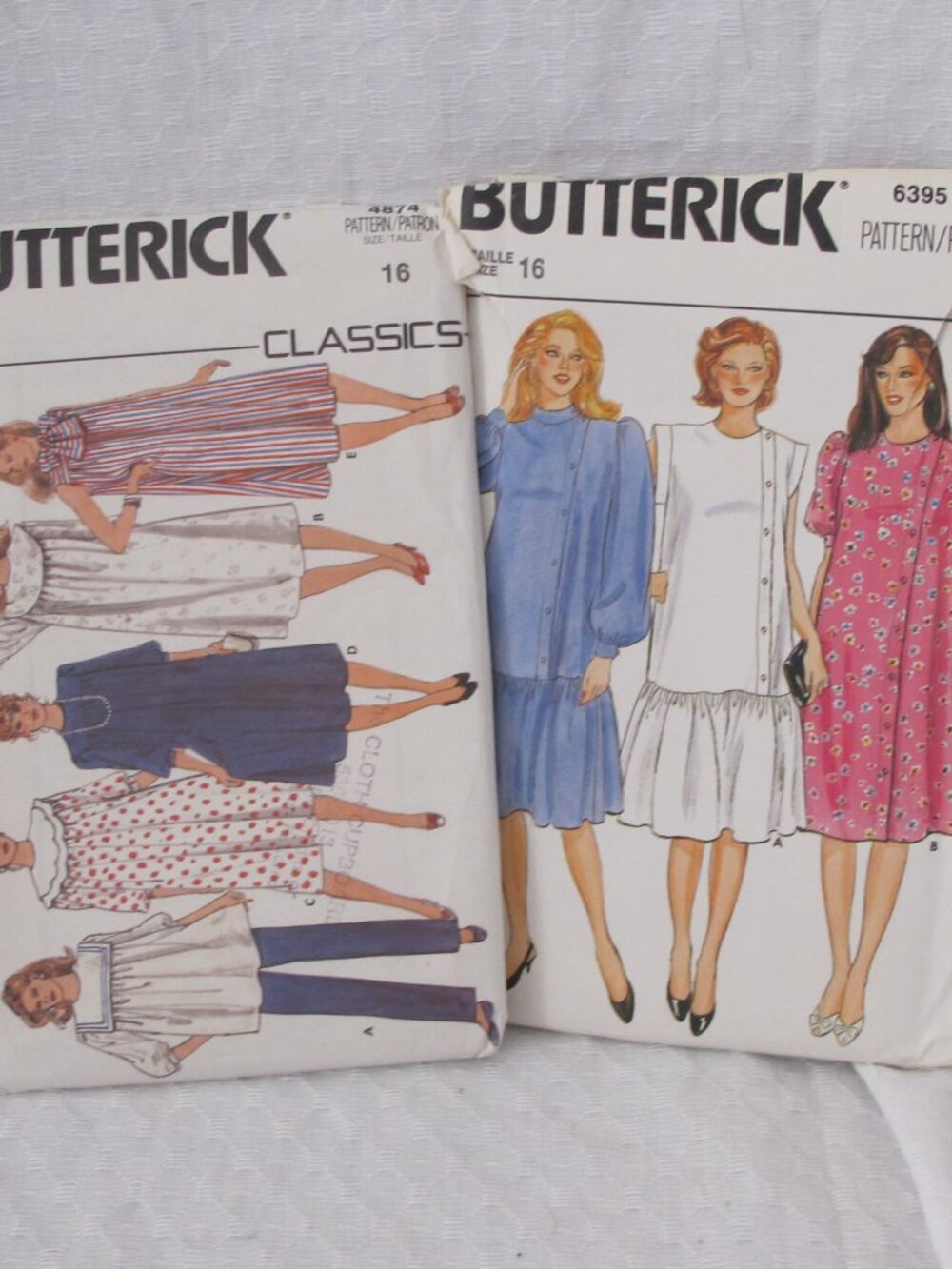 Uncut Vintage Butterick Sewing Patterns